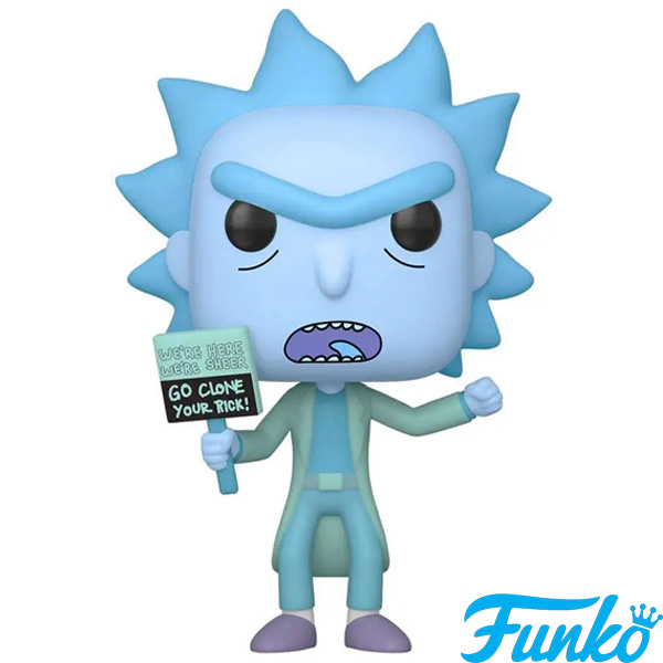 Funko POP #659 Rick and Morty Hologram Rick Clone Figure